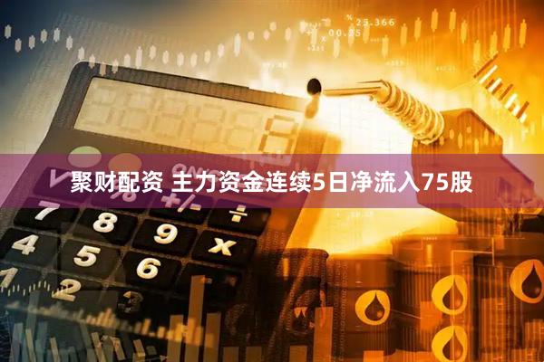 聚财配资 主力资金连续5日净流入75股